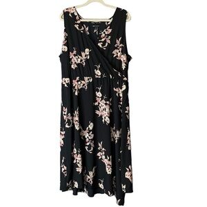 Glamour X Lane Bryant. Black Floral‎ Dress. Size 20